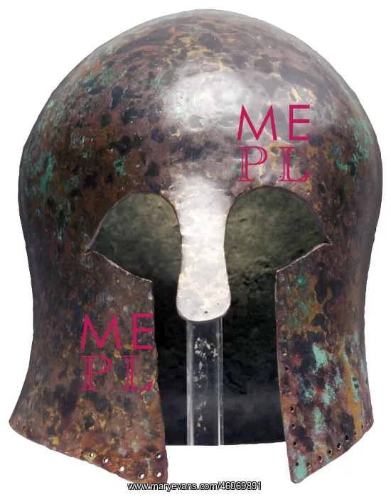 : Corinthian helmet : Corinthian helmet