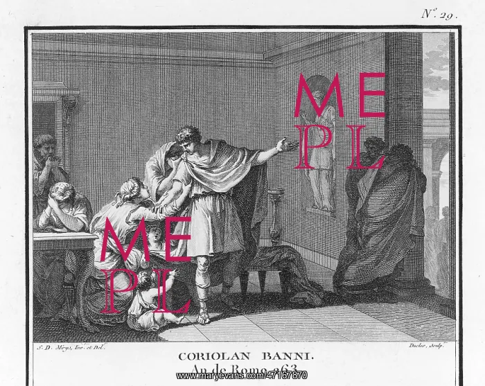 : Coriolanus banished from Rome : Coriolanus banished from Rome