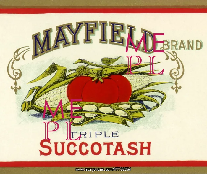  : Corn, Tomato Label