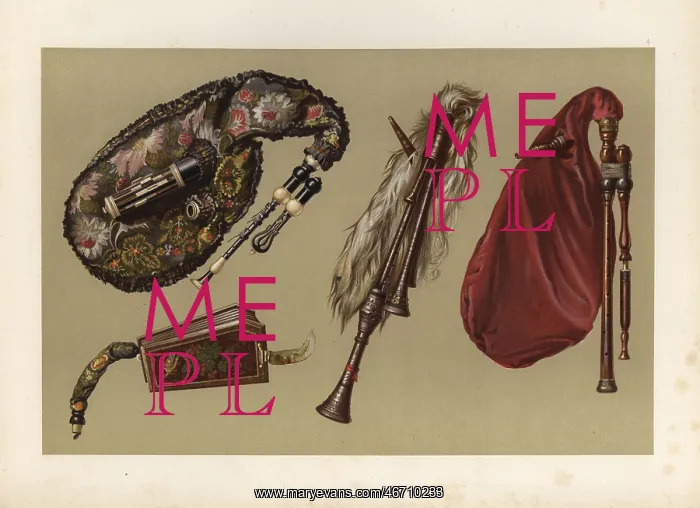 : Cornemuse, Calabrian bagpipes, musette and bellows : Cornemuse, Calabrian bagpipes, musette and bellows