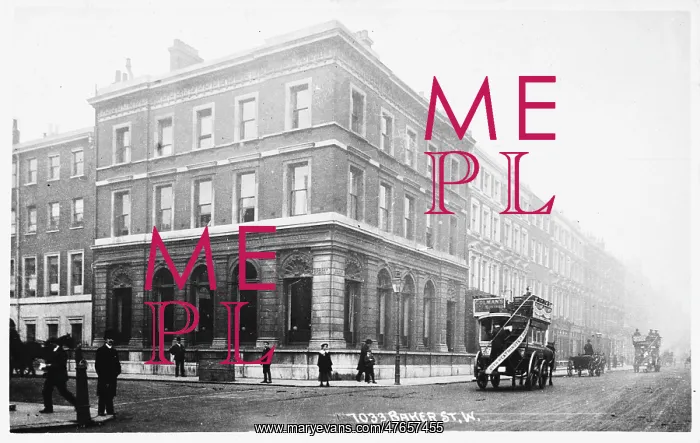 : Corner of Baker Street and Dorset Street, Marylebone, London : Corner of Baker Street and Dorset Street, Marylebone, London