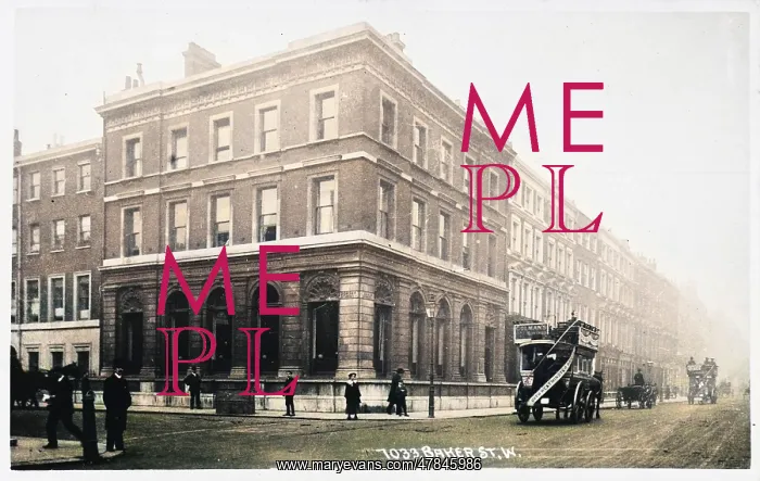: Corner of Baker Street and Dorset Street, Marylebone, London : Corner of Baker Street and Dorset Street, Marylebone, London