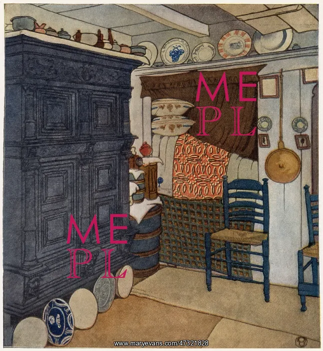 : CORNER OF A MARKEN ROOM : CORNER OF A MARKEN ROOM