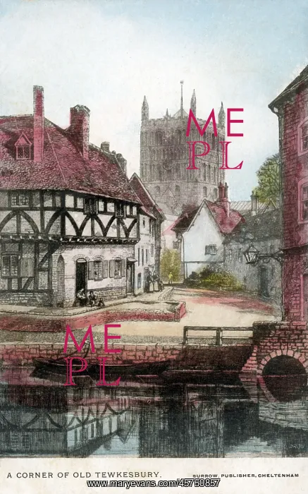  : A Corner of Old Tewkesbury, Gloucestershire