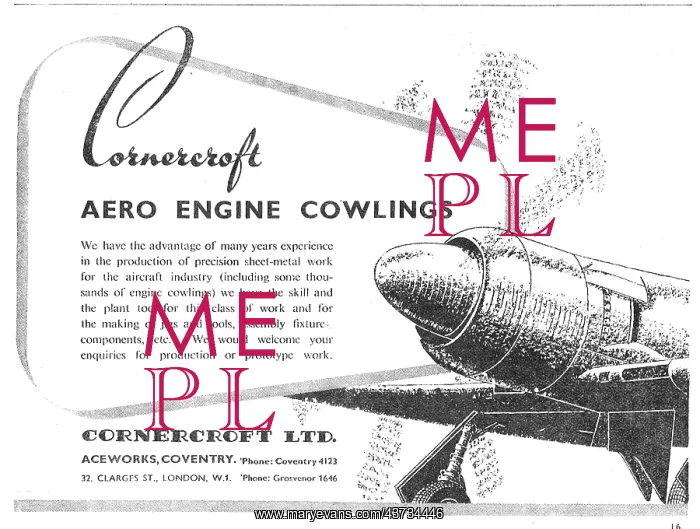 : Cornercroft Aero Engine Cowlings : Cornercroft Aero Engine Cowlings