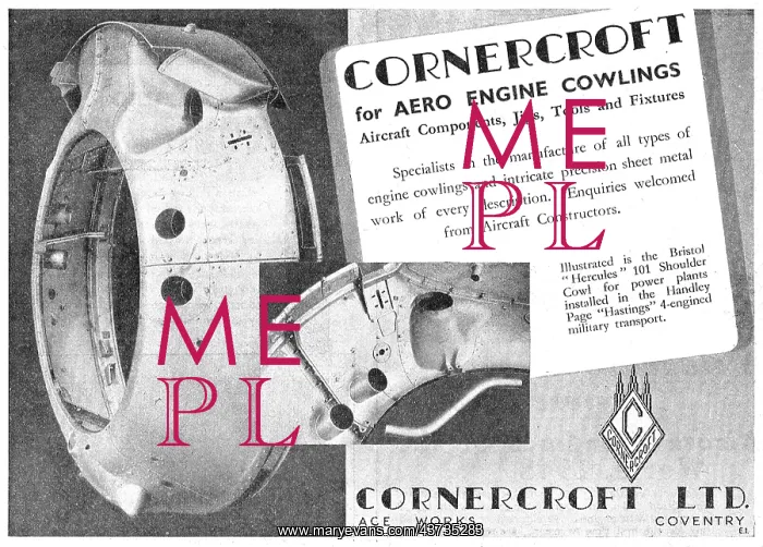 : Cornercroft Aero Engine Cowlings : Cornercroft Aero Engine Cowlings
