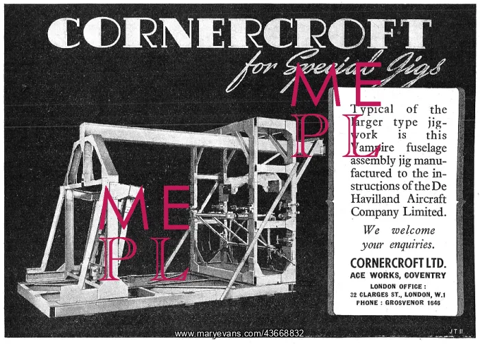 : Cornercroft Aircraft Components : Cornercroft Aircraft Components