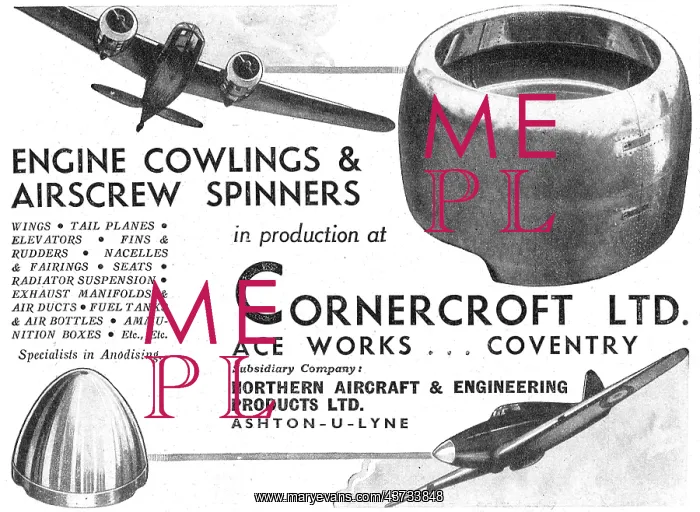 : Cornercroft Aircraft Components, Toolwork & Assemblies : Cornercroft Aircraft Components, Toolwork & Assemblies