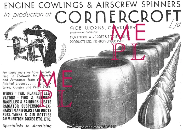 : Cornercroft Aircraft Components, Toolwork & Assemblies : Cornercroft Aircraft Components, Toolwork & Assemblies