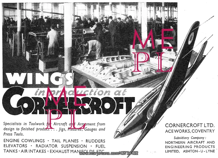 : Cornercroft Aircraft Components, Toolwork & Assemblies : Cornercroft Aircraft Components, Toolwork & Assemblies