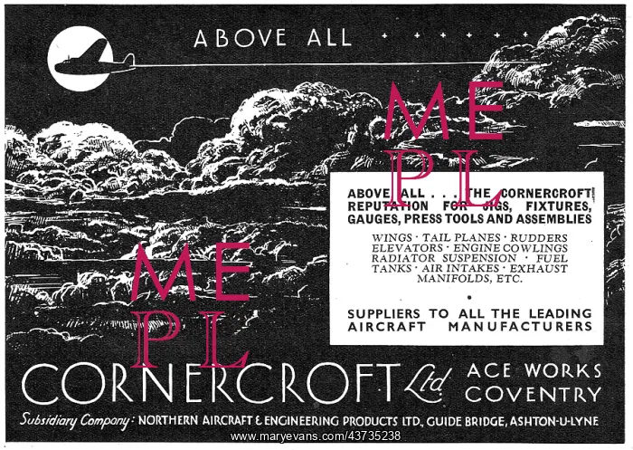 : Cornercroft Aircraft Components, Toolwork & Assemblies : Cornercroft Aircraft Components, Toolwork & Assemblies