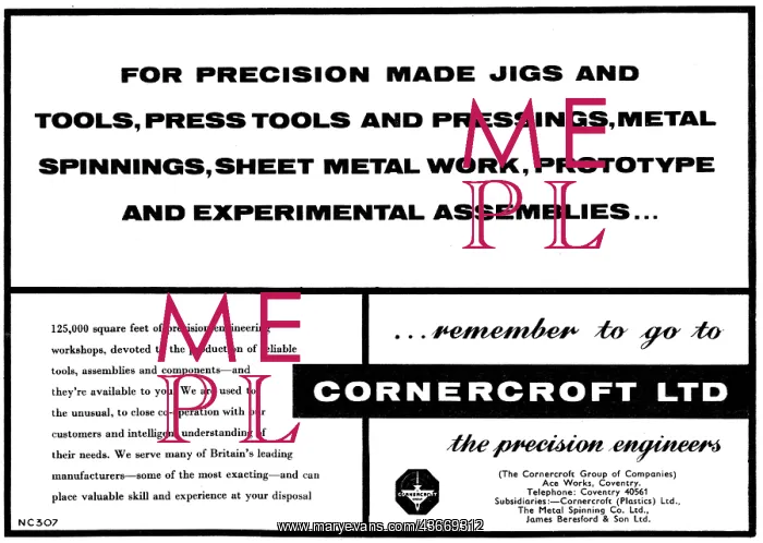 : Cornercroft Aircraft Fabrications : Cornercroft Aircraft Fabrications
