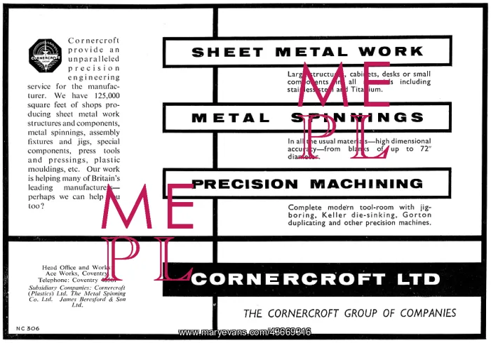 : Cornercroft Aircraft Fabrications : Cornercroft Aircraft Fabrications