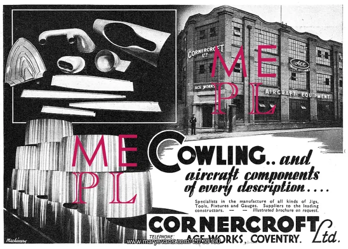 : Cornercroft Ltd : Aircraft Sheet Metal : Cornercroft Ltd : Aircraft Sheet Metal