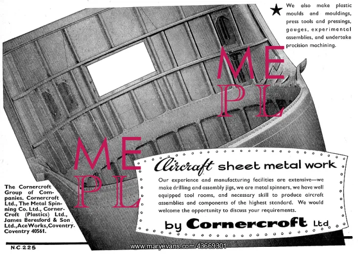 : Cornercroft Aircraft Sheet Metal Work : Cornercroft Aircraft Sheet Metal Work