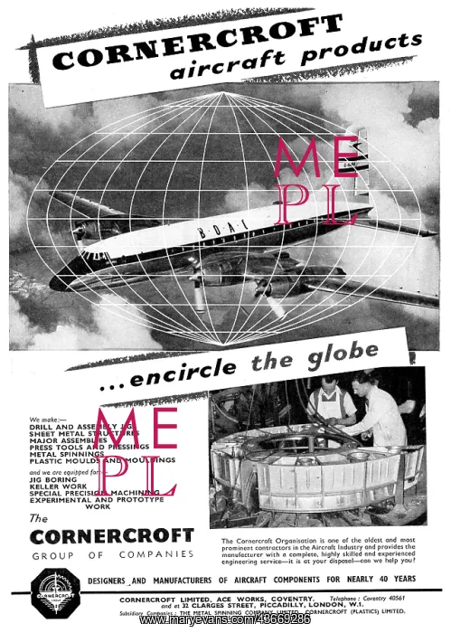 : Cornercroft Aircraft Sheet Metal Work & Assemblies : Cornercroft Aircraft Sheet Metal Work & Assemblies