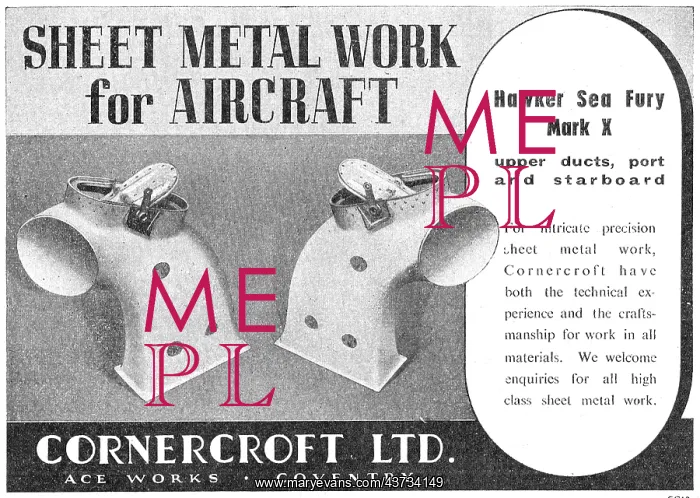 : Cornercroft Sheet Metal Work For Aircraft : Cornercroft Sheet Metal Work For Aircraft