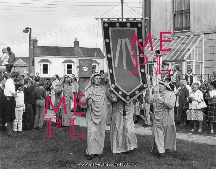 : Cornish Gorsedd procession, St Just, Cornwall : Cornish Gorsedd procession, St Just, Cornwall