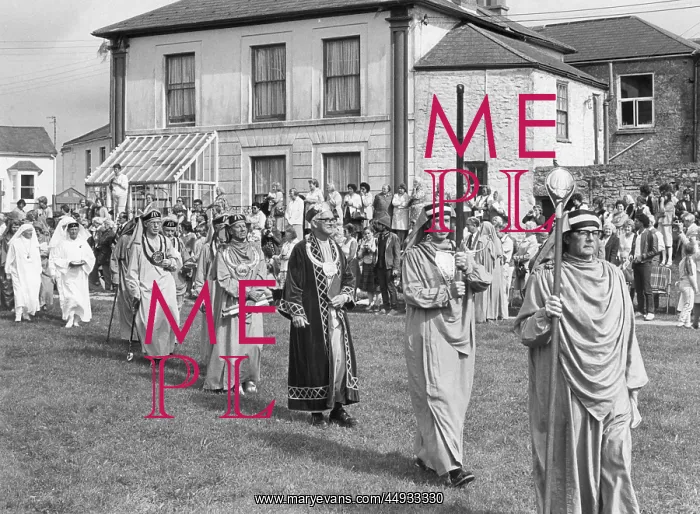 : Cornish Gorsedd procession, St Just, Cornwall : Cornish Gorsedd procession, St Just, Cornwall
