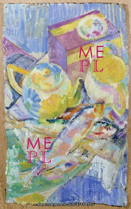 : Cornish Tea – still life with teapot : Cornish Tea – still life with teapot