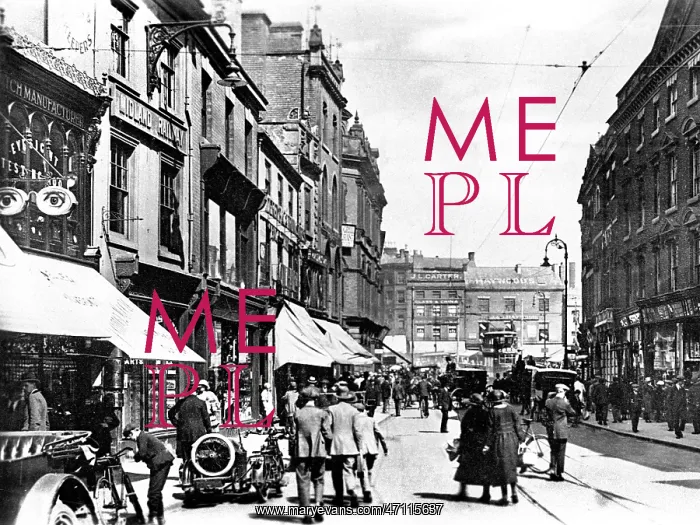  : Cornmarket, Derby early 1900's