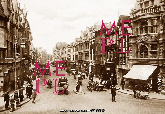  : Cornmarket, Oxford, early 1900s