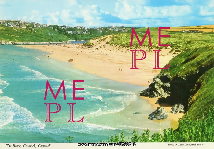 : Cornwall, England - The Beach at Crantock : Cornwall, England - The Beach at Crantock