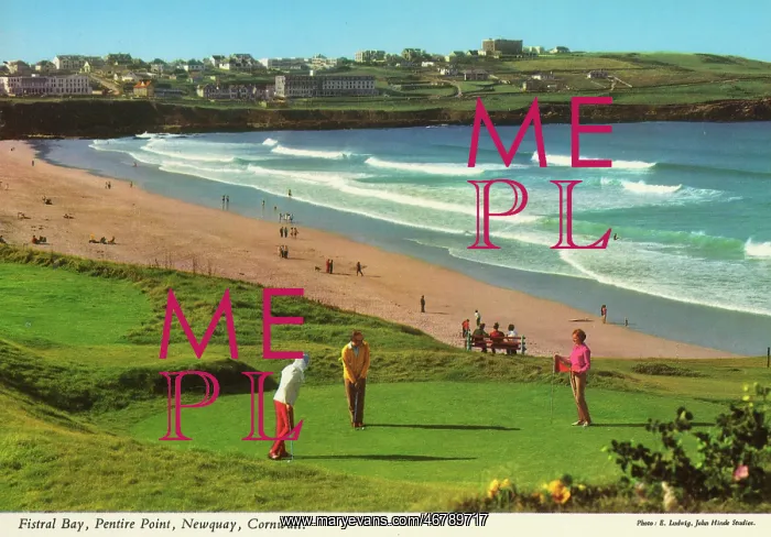 : Cornwall, England - Fistral Bay, Pentire Point, Newquay : Cornwall, England - Fistral Bay, Pentire Point, Newquay