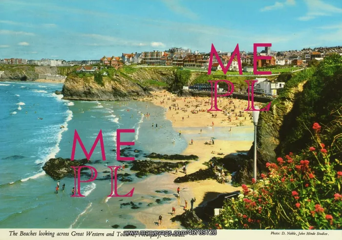 : Cornwall, England - Great Western and Tolcarne, Newquay : Cornwall, England - Great Western and Tolcarne, Newquay