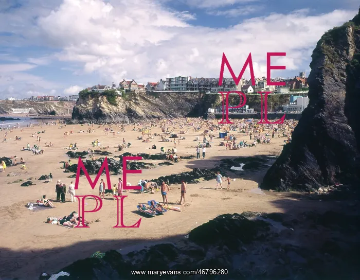 : Cornwall, England - Great Western and Tolcarne, Newquay : Cornwall, England - Great Western and Tolcarne, Newquay