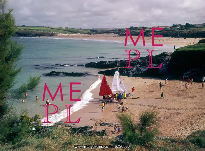 : Cornwall, England - Havlyn Bay, near Padstow : Cornwall, England - Havlyn Bay, near Padstow