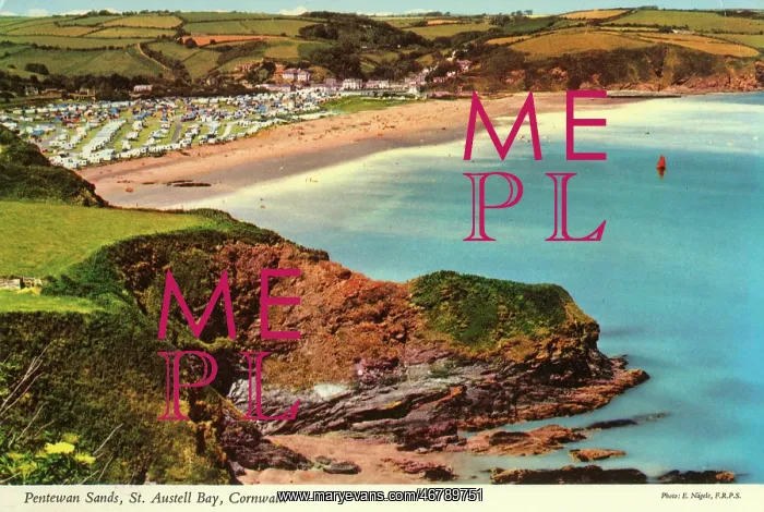 : Cornwall, England - Pentewan Sands, St. Austell Bay : Cornwall, England - Pentewan Sands, St. Austell Bay