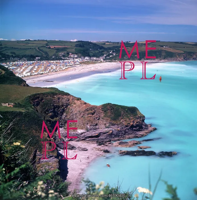 : Cornwall, England - Pentewan Sands, St. Austell Bay : Cornwall, England - Pentewan Sands, St. Austell Bay