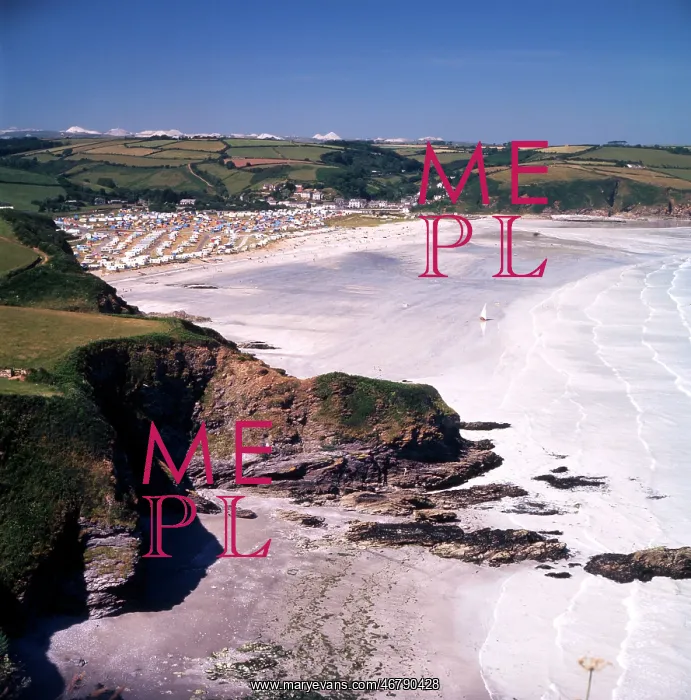 : Cornwall, England - Pentewan Sands, St. Austell Bay : Cornwall, England - Pentewan Sands, St. Austell Bay