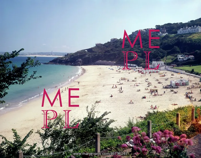 : Cornwall, England - Porthminster Beach, St. Ives : Cornwall, England - Porthminster Beach, St. Ives
