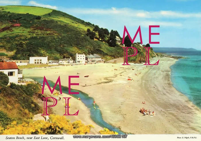 : Cornwall, England - Seaton Beach, near East Looe : Cornwall, England - Seaton Beach, near East Looe