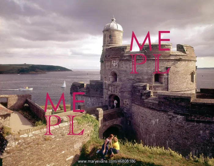 : Cornwall, England - St. Mawes Castle and St. Anthony Head : Cornwall, England - St. Mawes Castle and St. Anthony Head