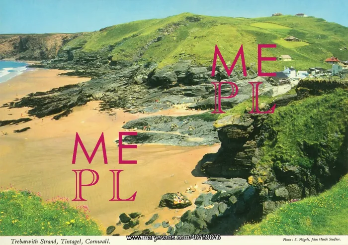 : Cornwall, England - Trebarwith Strand, Tintagel : Cornwall, England - Trebarwith Strand, Tintagel