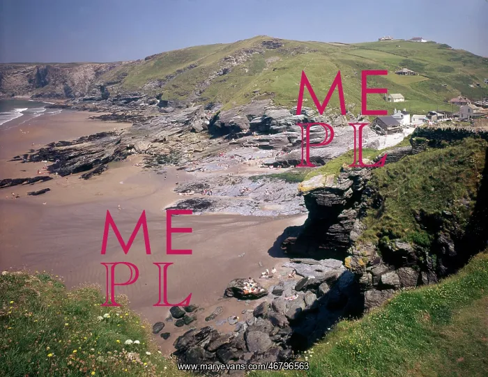 : Cornwall, England - Trebarwith Strand, Tintagel : Cornwall, England - Trebarwith Strand, Tintagel