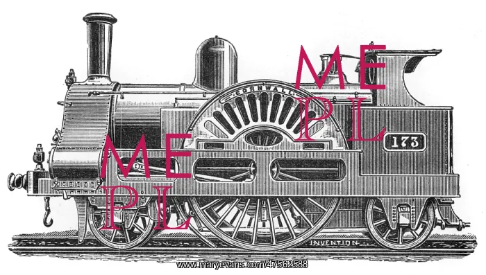: Cornwall locomotive 1863 : Cornwall locomotive 1863