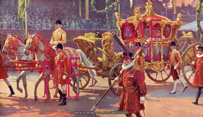 : Coronation 1937 - procession after ceremony : Coronation 1937 - procession after ceremony