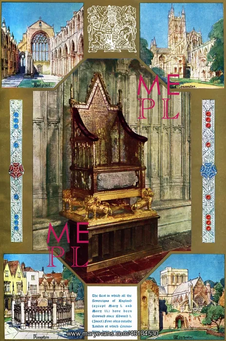 : The Coronation Chair, with the Stone of Scone : The Coronation Chair, with the Stone of Scone