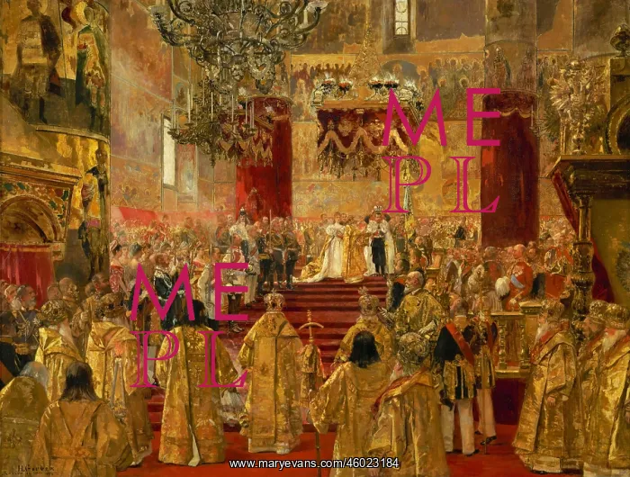 : The coronation of Czar Nicolas II : The coronation of Czar Nicolas II