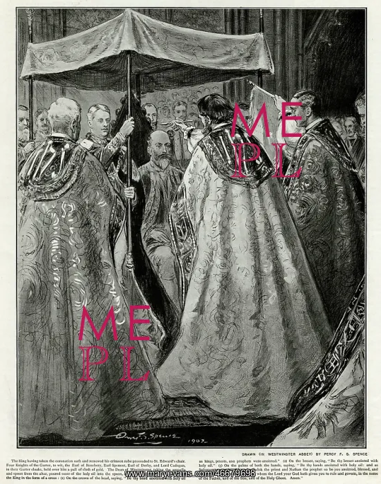  : Coronation of Edward VII ceremony of atonement