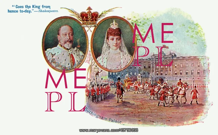 : Coronation of Edward VII - Commemorative postcard : Coronation of Edward VII - Commemorative postcard