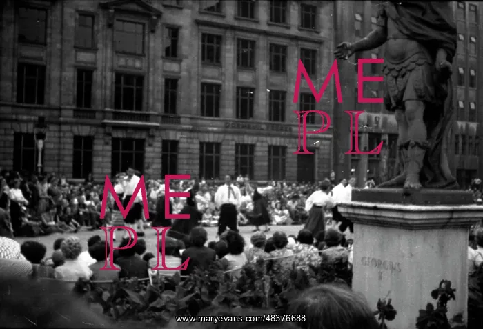  : Coronation. Folk dancing, evening Golden Sq
