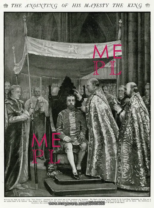 : Coronation of George V ceremony of atonement : Coronation of George V ceremony of atonement