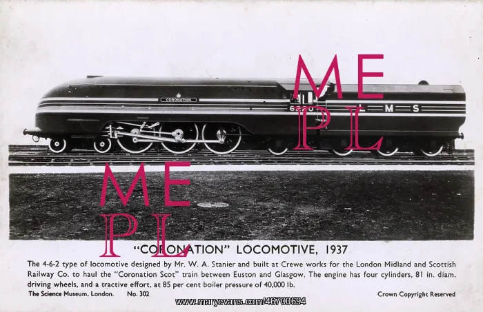 : 'Coronation' LMS Railway Locomotive : 'Coronation' LMS Railway Locomotive