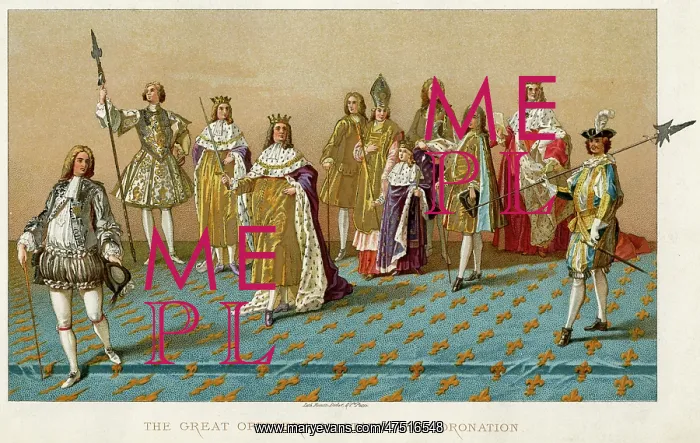 : CORONATION OF LOUIS XV : CORONATION OF LOUIS XV