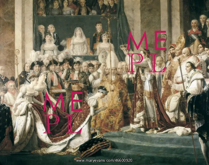 : The Coronation of Napoleon (detail), by Jacques-Louis David : The Coronation of Napoleon (detail), by Jacques-Louis David